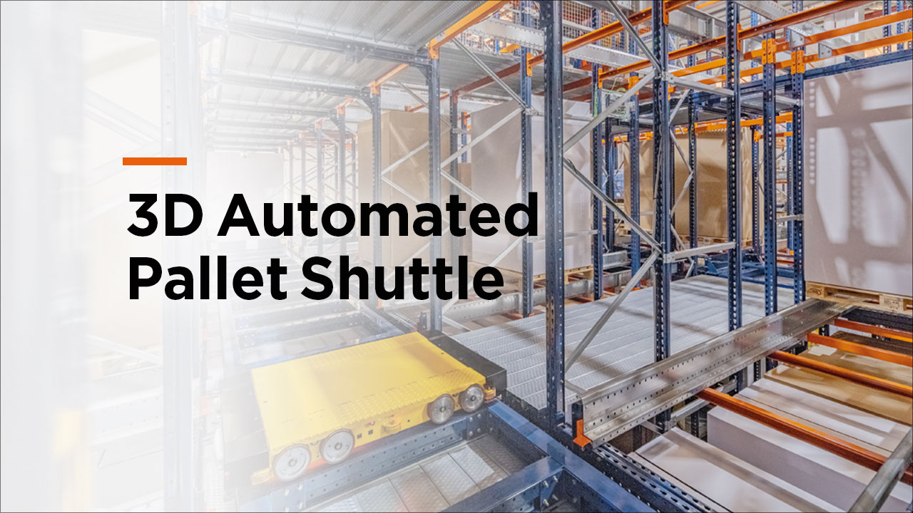 Kā darbojas 3D automatizētā Pallet Shuttle sistēma?