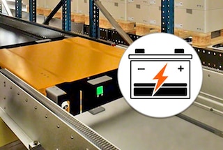 Akumulatora uzlādēšanai shuttle 3D dodas uz vienu no uzlādes stacijām