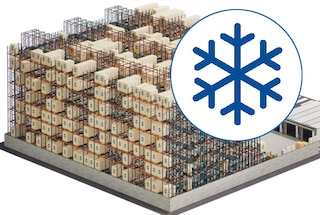 Automātiskās pallet shuttle 3D samazina enerģijas izmaksas aukstā tipa noliktavās un saldētavās Automātiskās pallet shuttle 3D samazina enerģijas izmaksas aukstā tipa noliktavās un saldētavās