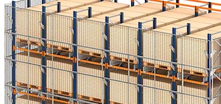 Drošības tīkls novērš kravu krišanu