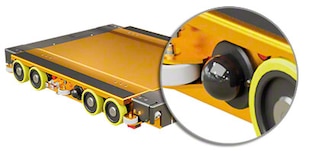 Shuttle 3D antena ļauj vagonetēm saņemt norādījumus no sistēmas programmatūras