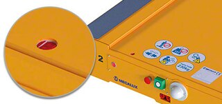 Shuttle vagonetē iebūvētie sensori veic dažādas funkcijas