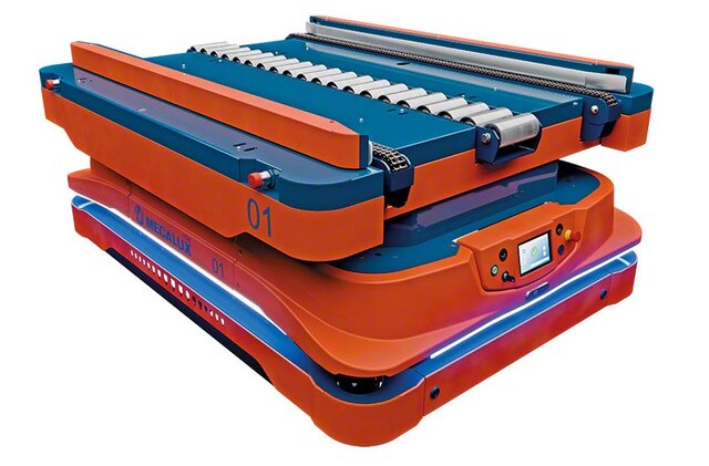 Autonomie mobilie roboti neatkarīgi transportē kravas starp diviem punktiem