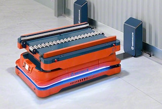 Parka pārvaldības programmatūra ir atbildīga par AMR akumulatora uzlādi