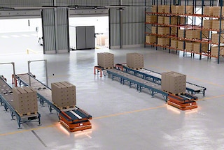 Autonomie mobilie roboti iesaistās pasūtījumu nosūtīšanā Autonomie mobilie roboti iesaistās pasūtījumu nosūtīšanā