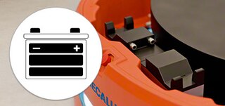AMR roboti izmanto litija akumulatorus