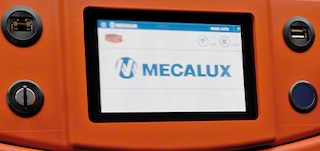 Katram AMR robotam ir ekrāns informācijas pieprasīšanai par tā stāvokli un apkopes uzdevumiem