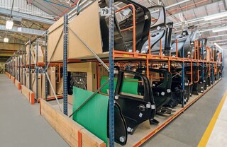 Mecalux gara laiduma plaukti ir saderīgi ar dažādiem lielgabarīta preču veidiem