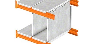Galvanizēti plauktu sadalītāji veido līmeņa nodalījumus Galvanizēti plauktu sadalītāji veido līmeņa nodalījumus