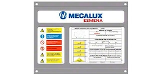 Brīdinājuma zīmes par slodzes drošību satur M7 gara laiduma plauktu tehniskās īpašības