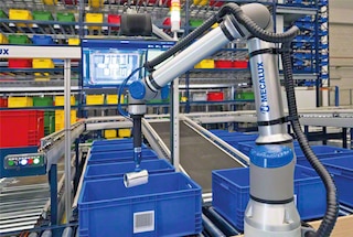 Komplektēšanas robots maksimāli palielina efektivitāti pārtikas preču noliktavās Komplektēšanas robots maksimāli palielina efektivitāti pārtikas preču noliktavās