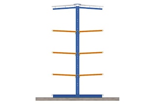 Konsoļu plauktu sistēmas var aprīkot ar jumtu lietošanai ārpus telpām