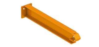 Kronšteini ir horizontāli profili, kas atbalsta uzglabātās preces