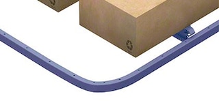 Sānu vadotnes autokrāvējiem kontrolē šo iekārtu pārvietošanos konsoļu plauktu sistēmās