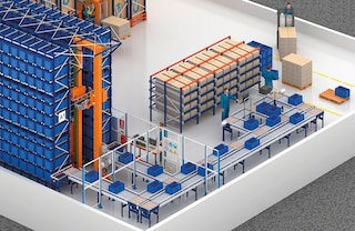 Konveijeri ir automatizēto uzglabāšanas un izgūšanas sistēmu nozīmīga sastāvdaļa