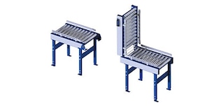 Konveijera vārti atveras sistēmas šķērsošanai