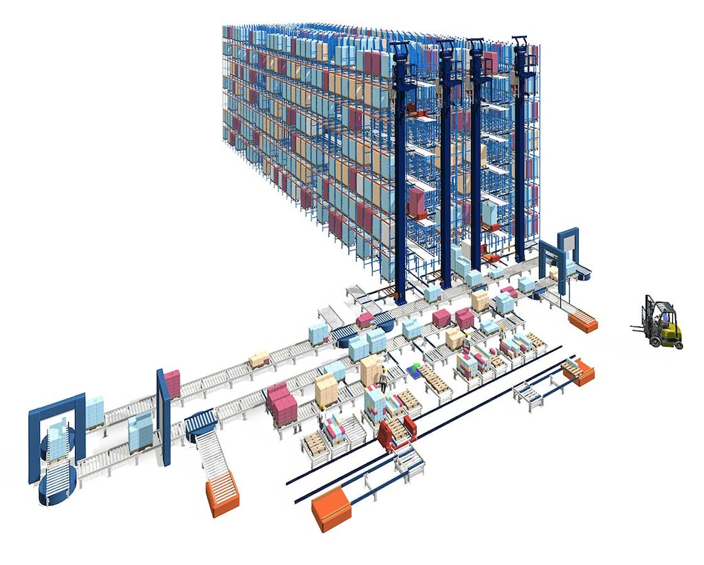 Digitālie dvīņi ļauj prognozēt noliktavas darbību