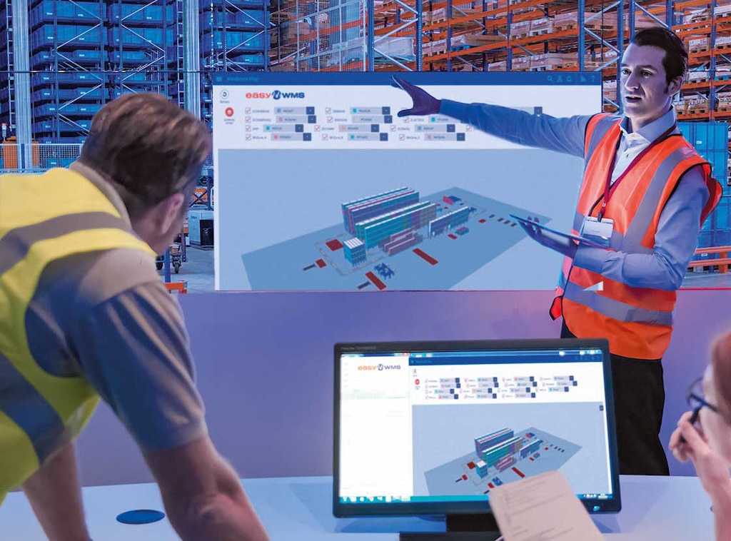 Klienti var apskatīt savas noliktavas demonstrāciju kustībā