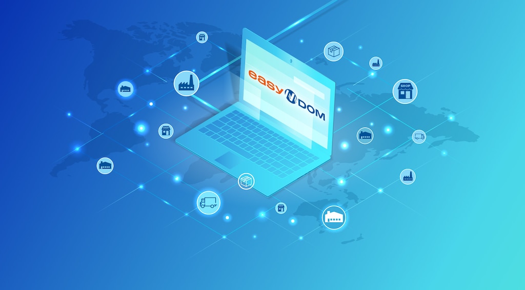 Easy DOM dalītā pasūtījumu pārvaldības sistēma ļauj optimizēt sūtījumus.