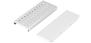 Metāla plaukti palešu plauktu sistēmām ir pieejami dažādās konfigurācijās