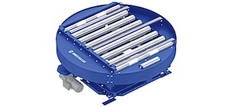 Jauktā tipa konveijeri ar pagriežamo platformu maina platformas orientāciju, kad tā pārvietojas starp dažādu tipu konveijera līnijām