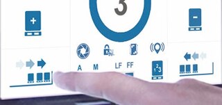 Platības taupīšanas funkcija grupē paletes kanāla priekšpusē vai galā