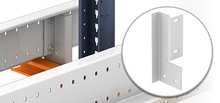 Pallet shuttle plauktu iekšējais sliežu balsts