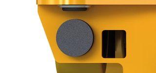 Shuttle vagonetes atdures mīkstina saskari ar plauktiem