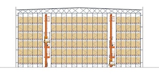 Automātiskas pallet shuttle optimizē silosu tipa noliktavā pieejamo platību Automātiskas pallet shuttle optimizē silosu tipa noliktavā pieejamo platību