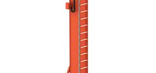 Trīsceļu automatizētā kraušanas celtņa masts