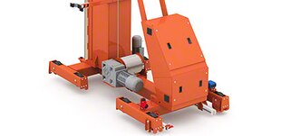 Trīsceļu automatizētā kraušanas celtņa elektroskapis